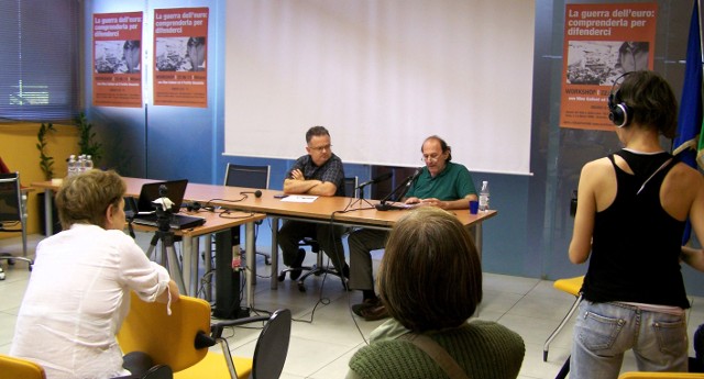 Workshop sulla Guerra dell'Euro con Nino Galloni